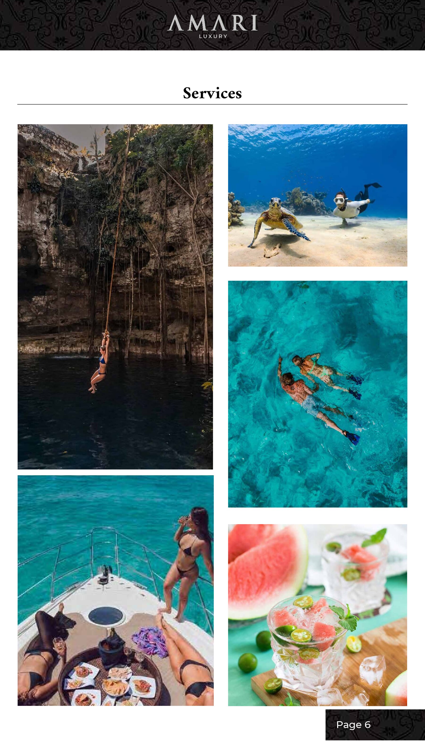 AMARI Luxury Services Page 7