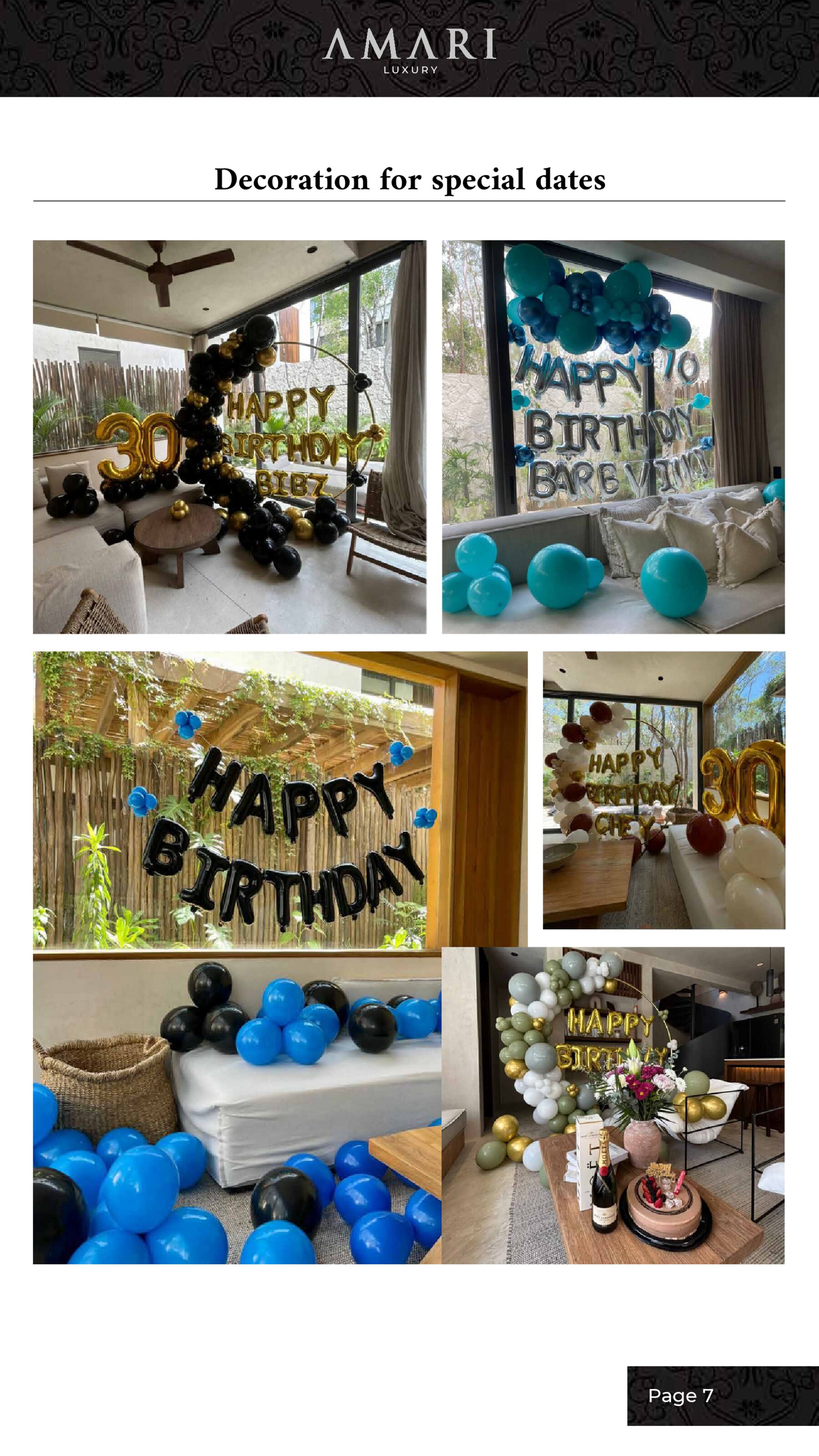 AMARI Luxury Services Page 8