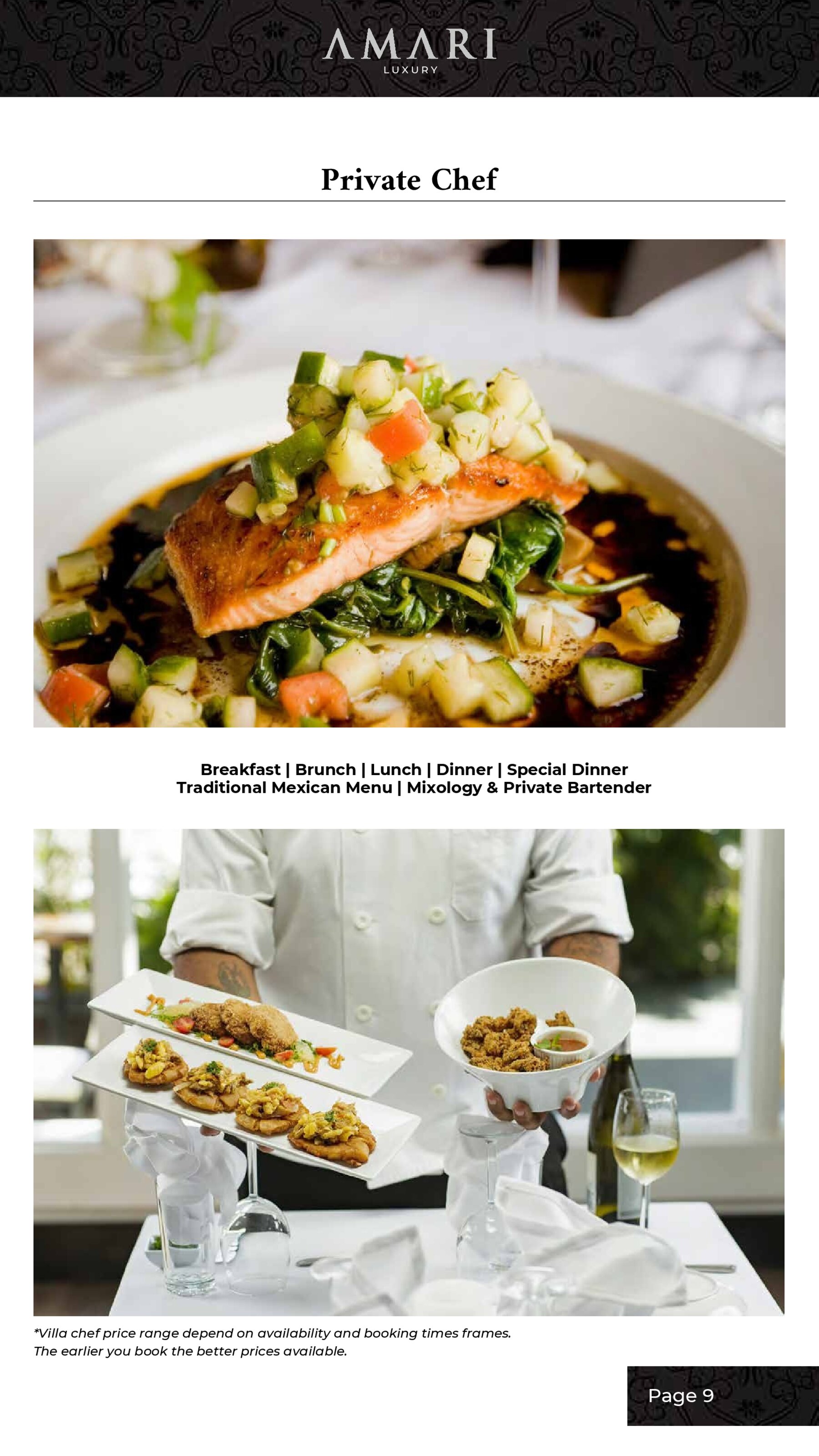 AMARI Luxury Services Page 10