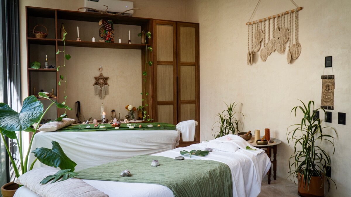 Master bathroom with luxury shower enclosure