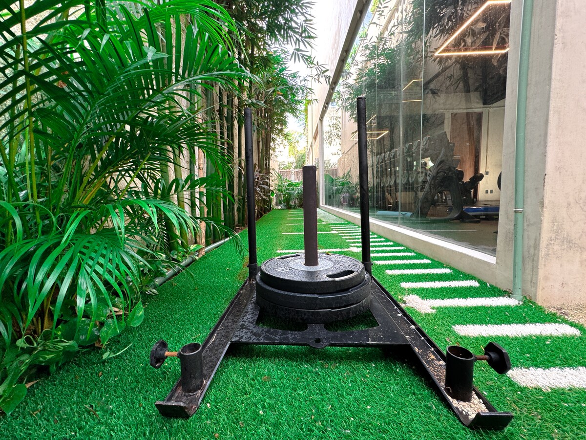 Aerial view of AMARI Uptown development in Tulum jungle